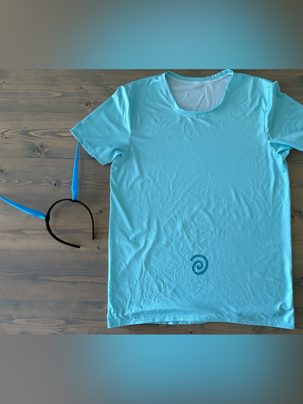 Panic Light Blue Men's Crew Neck T-Shirt